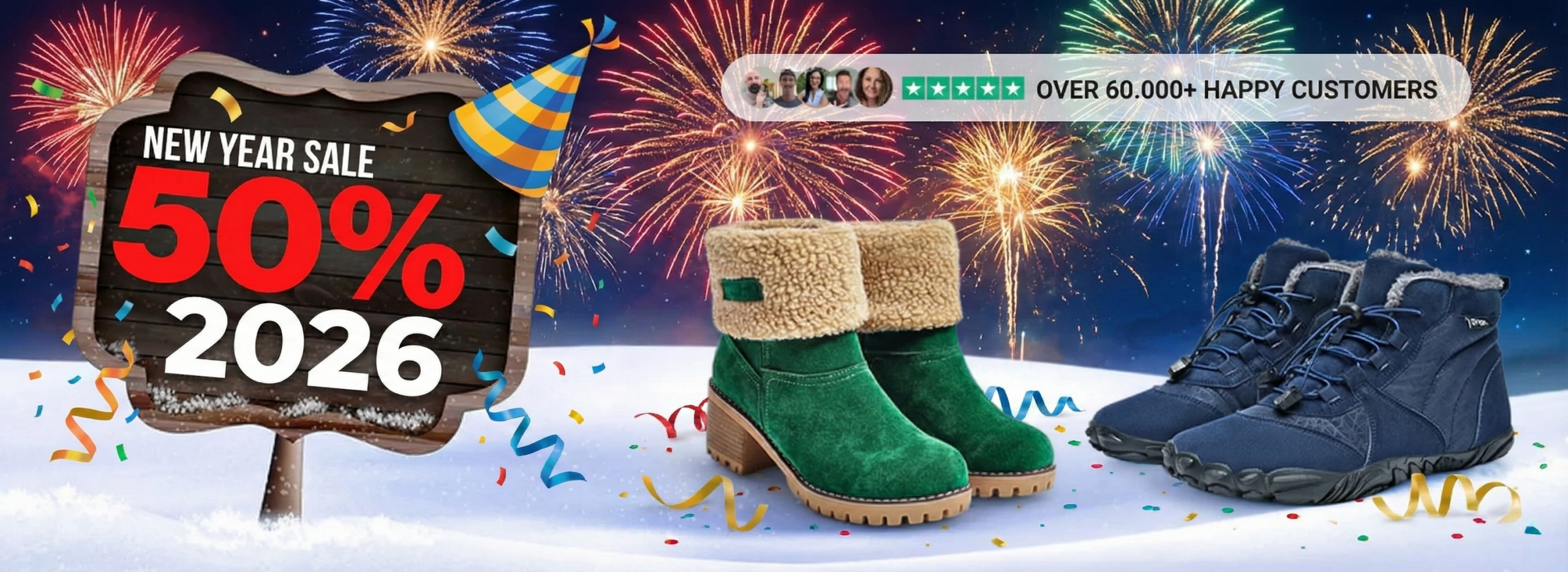 New Year Sale 2026 50% Off