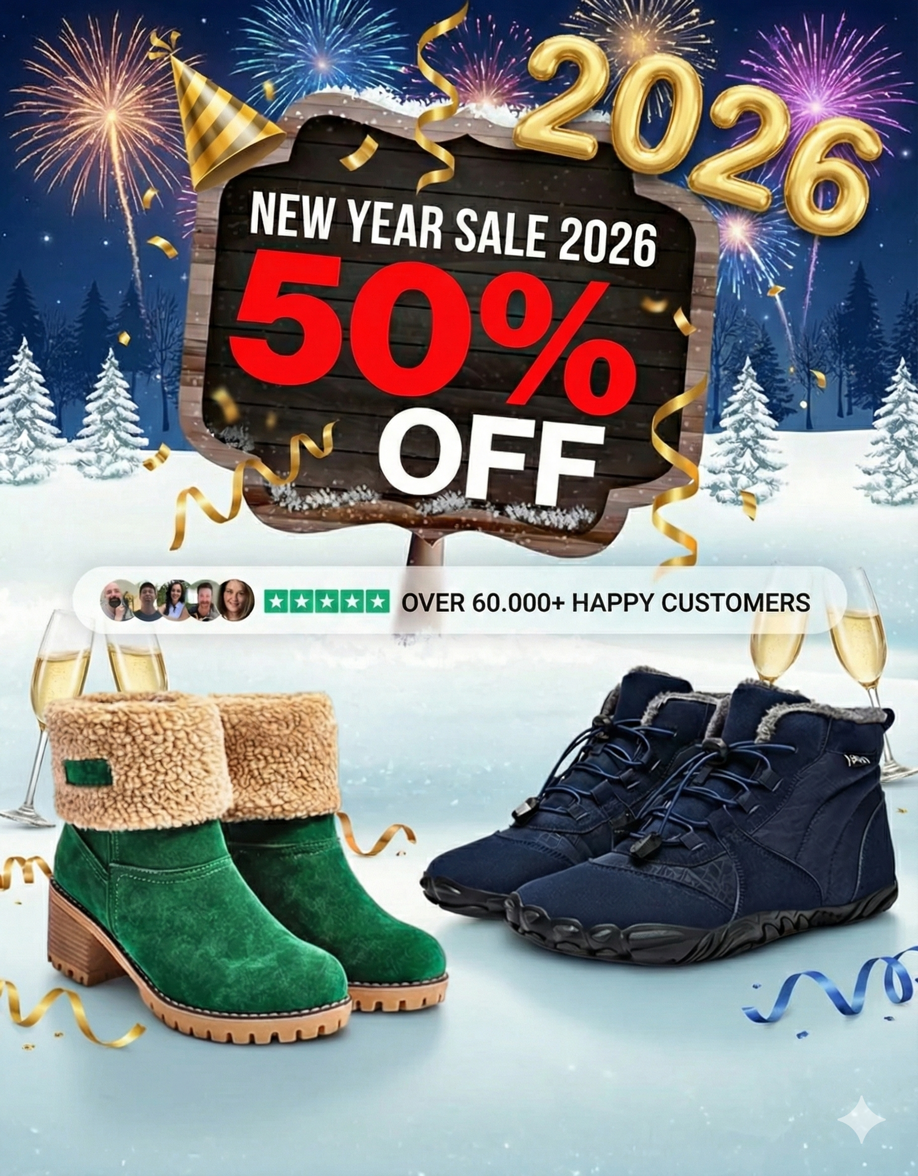 New Year Sale 2026 50% Off